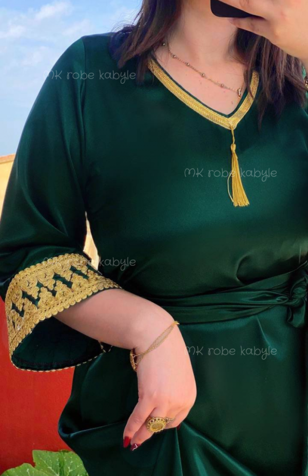Robe orientale - Vert foncé