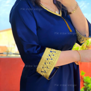 Robe orientale - bleu marine