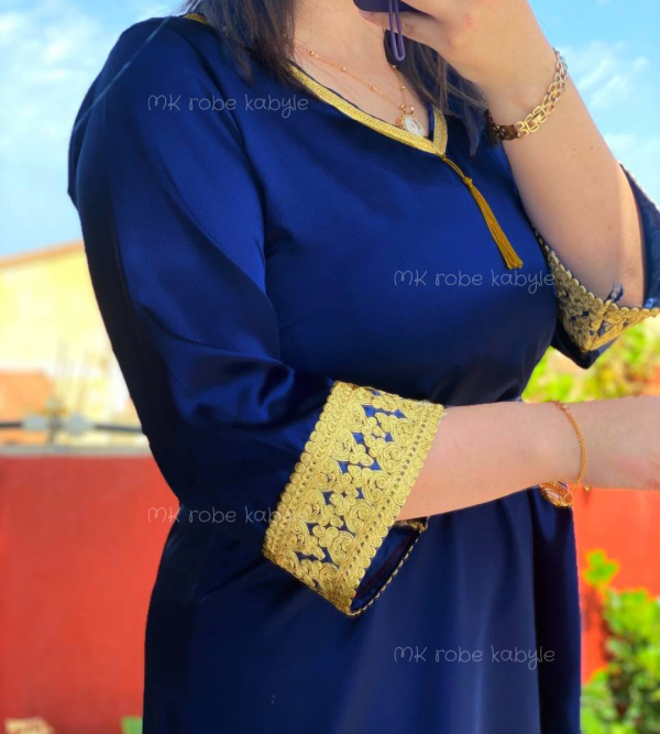 Robe orientale - bleu marine
